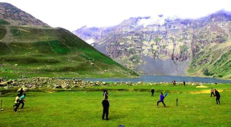 Cricket pitch with a view!